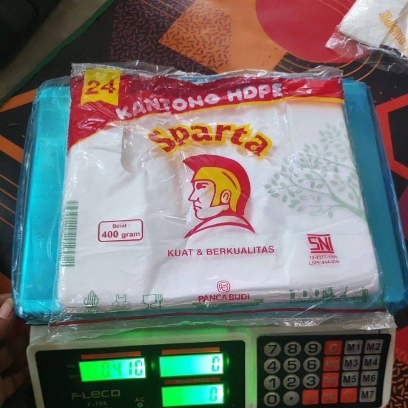Kantong Plastik Kresek Bening merk Sparta uk. 24