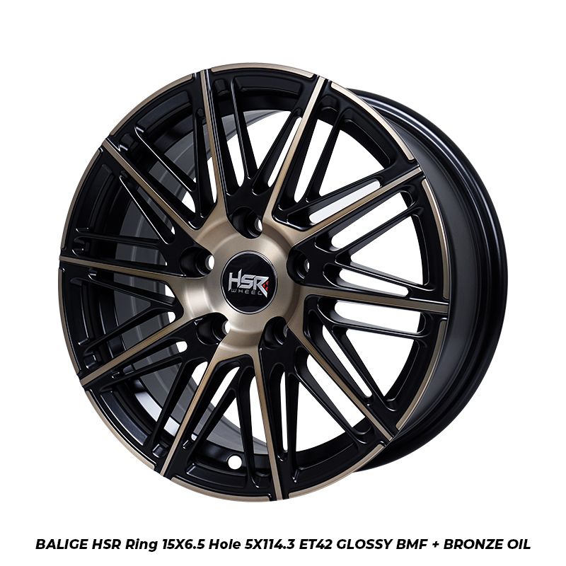 VELG HSR RING 15 LUBANG 5X114 BERKUALITAS GERATIS ONGKIR