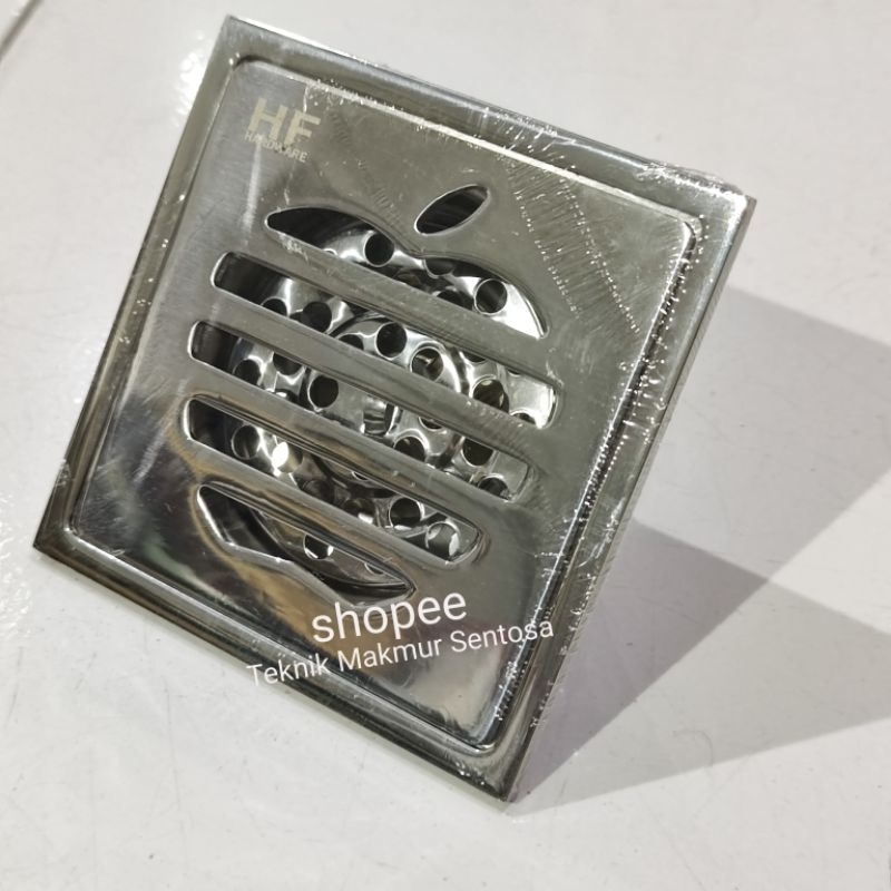 Floor Drain Motif Apple Stainless Saringan Got Kamar Mandi