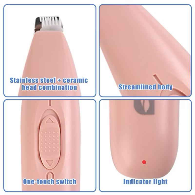 Xcamellyaa Pencukur Elektrik Mini Alat Cukur Bulu Kucing Alat Cukur Bulu Anjing Pencukur Hewan