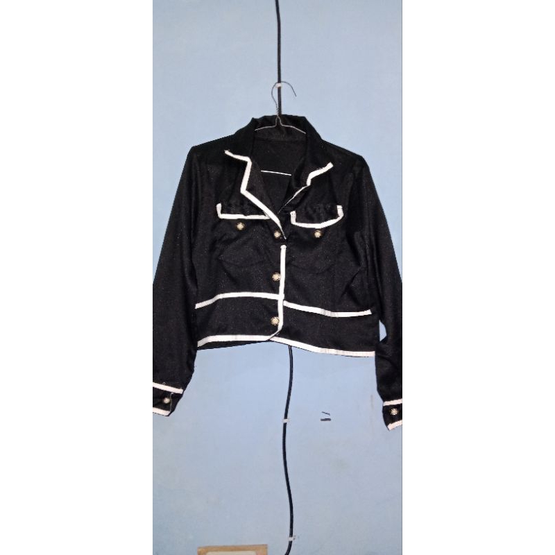 preloved blazer crop