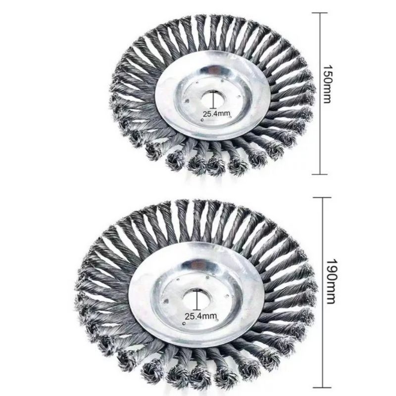 Mata Pisau Mesin Potong Rumput Pisau Sikat Kawat Baja
