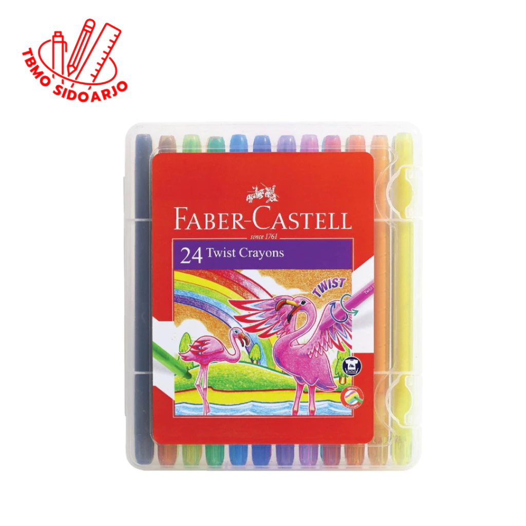 

Faber Castell Twist Crayon Set 24 Warna 520624