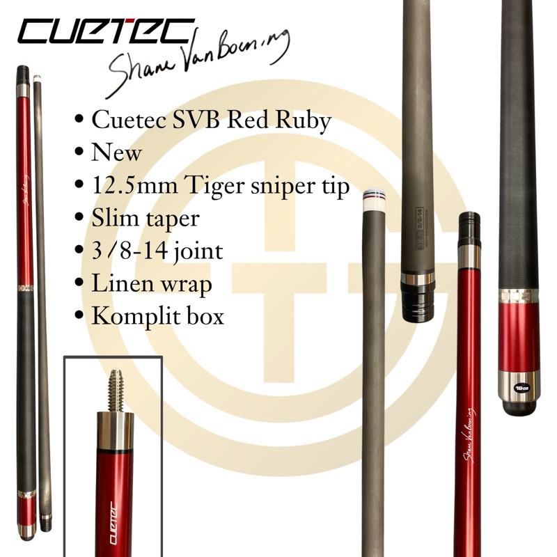 Cuetec SVB New - Red Ruby