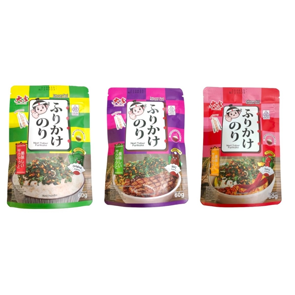 

DAIKICHI NORI TABUR FURIKAKE 60GR/centraltrenggalek