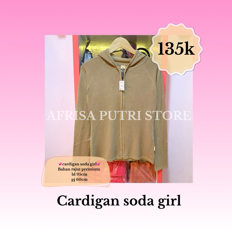 Cardigan soda girl by ap store