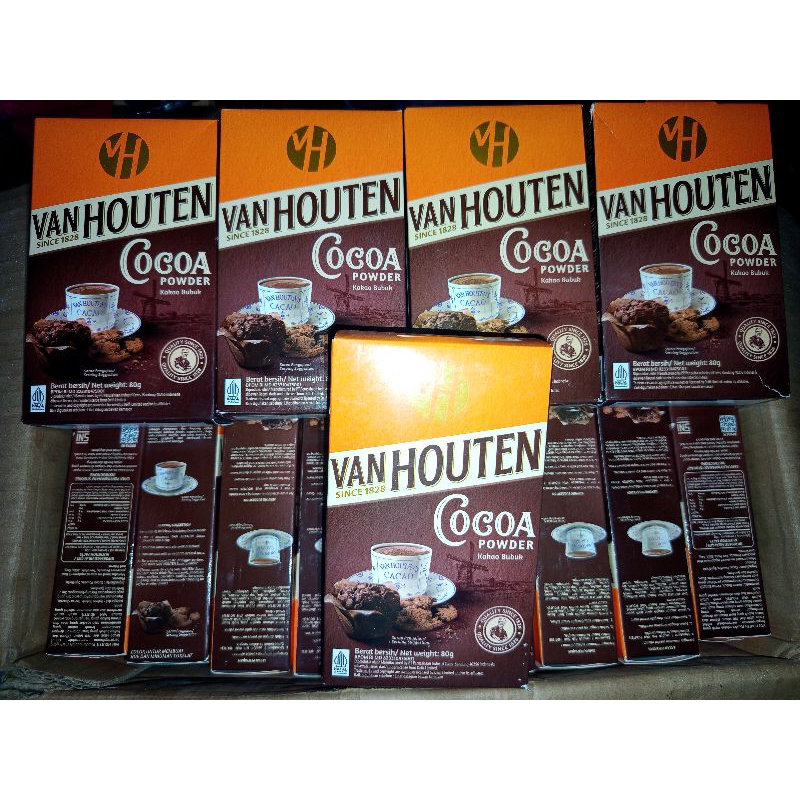 

VanHouten Coklat Bubuk Kemasan 80gr / Coklat Bubuk Van Houten 80gr