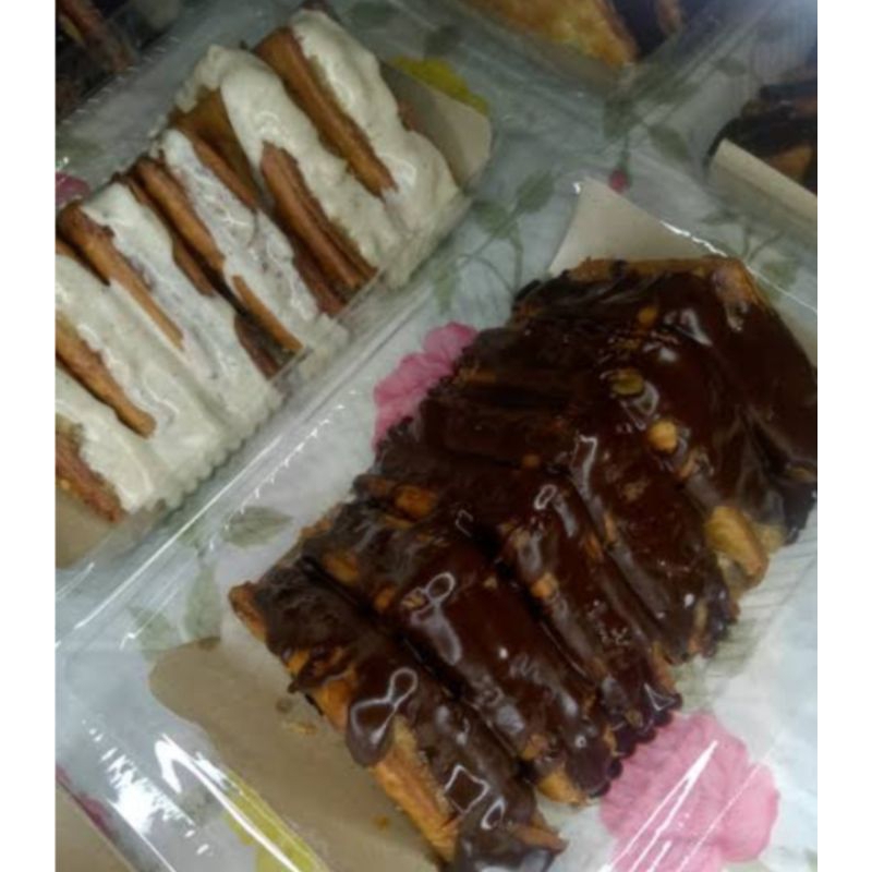 

kue gabin fla susu coklat vanila