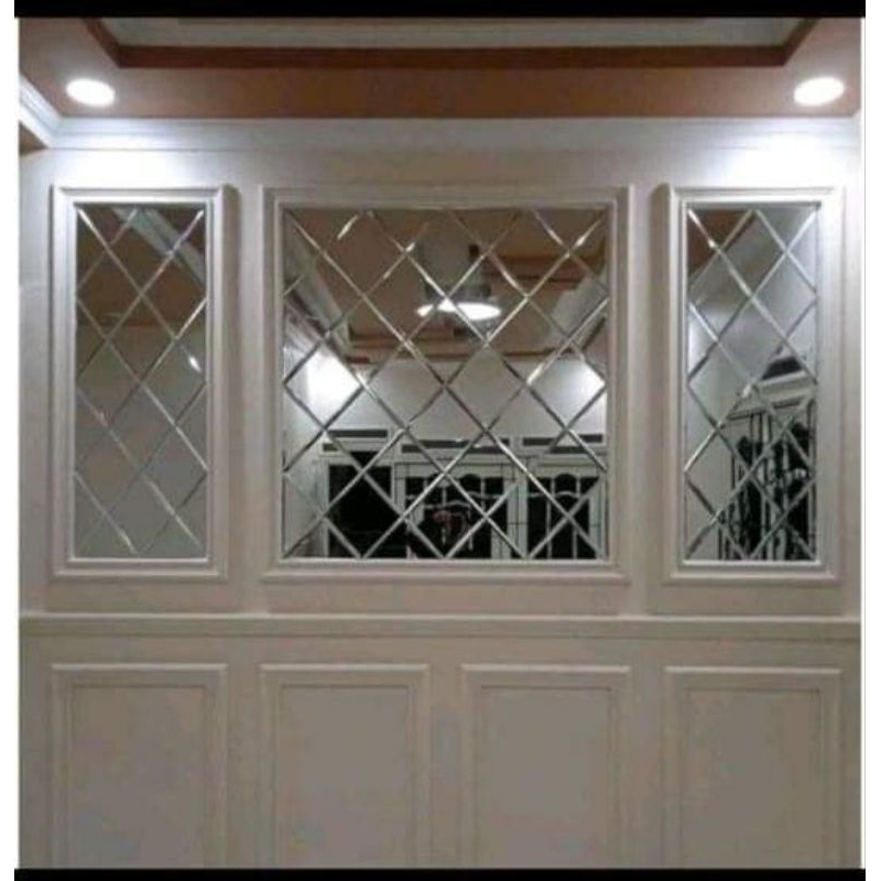 KACA CERMIN BEVEL WALL MOULDING