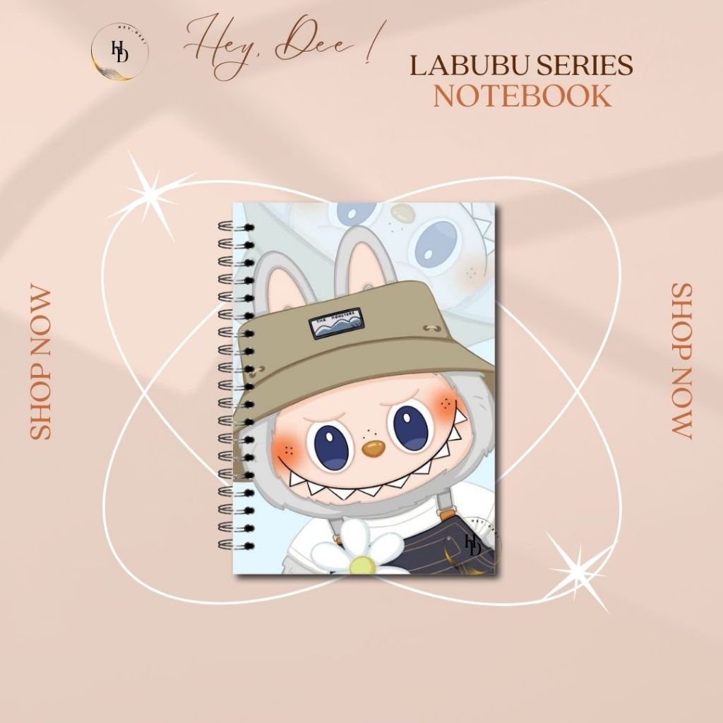 

HeyDee Notebook A5 Spiral Edisi LABUBU SERIES 2