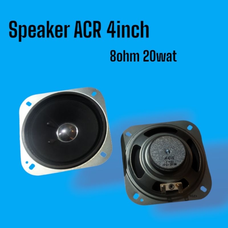 Sepasang Speaker 4inch 20watt AcR /copotan/Bekas