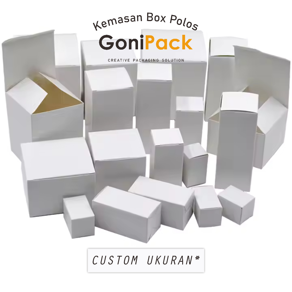 

BOX KOTAK KEMASAN PUTIH POLOS ART CARTON KARTON IVORY