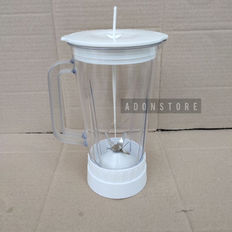 GELAS SET BLENDER JUS MIYAKO LAMA PUTIH / GELAS SET BLENDER JUS MIYAKO BL 101