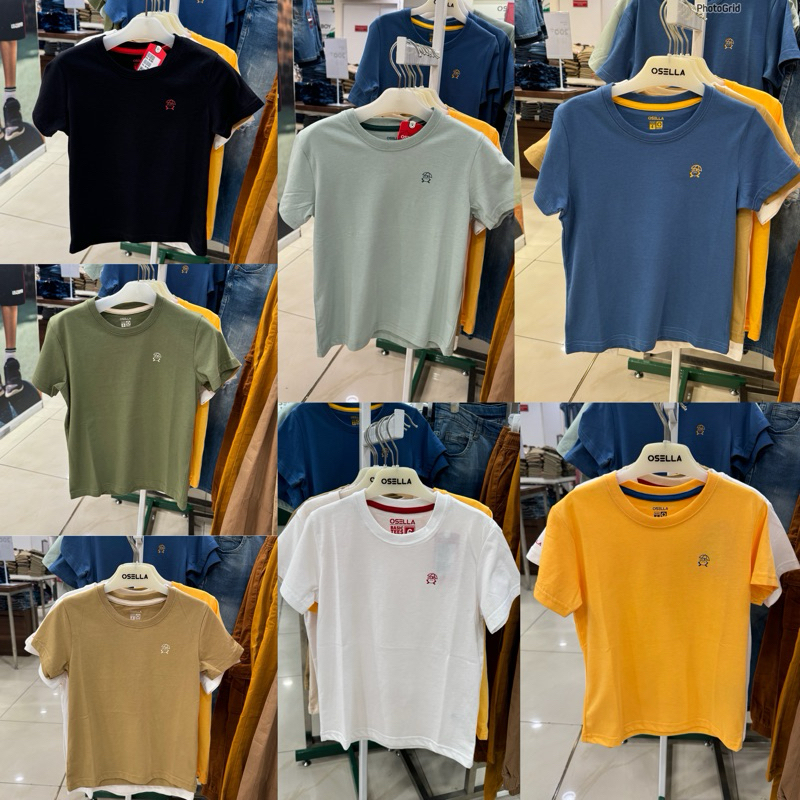 OSELLA KIDS - SALE Kaos Polos Anak Laki-Laki (4-14 tahun)
