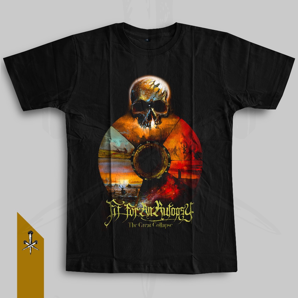 Kaos Metal Band FIT FOR AN AUTOPSY [3] | Musik 666 Regular Fit Tshirt 100% Cotton Combed 30s