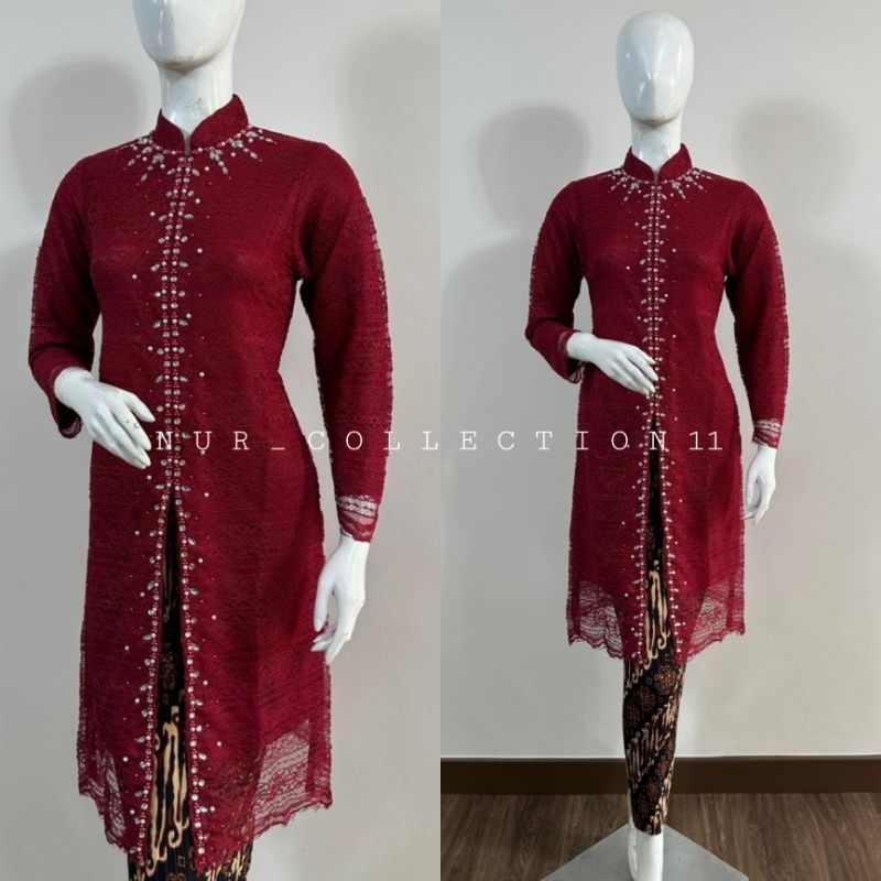 Kebaya Tunik Payet / Tunik Brokat / Kebaya Modern / Kebaya kekinian