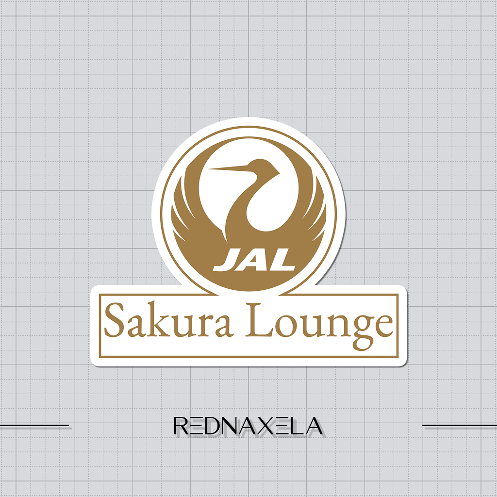 

Stiker Vinyl Japan Airlines Sakura Lounge Logo Stiker Koper Outdoor Waterproof Sticker