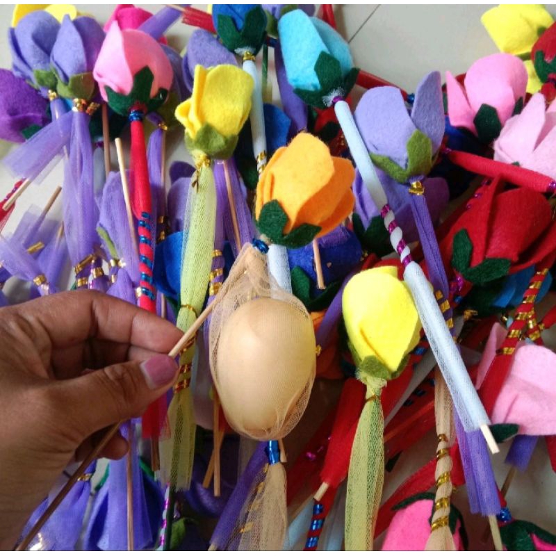 tempat telur aqiqah / tempat telur maulid / tempat telur dari flanel / tempat telur aqiqah bentuk bu