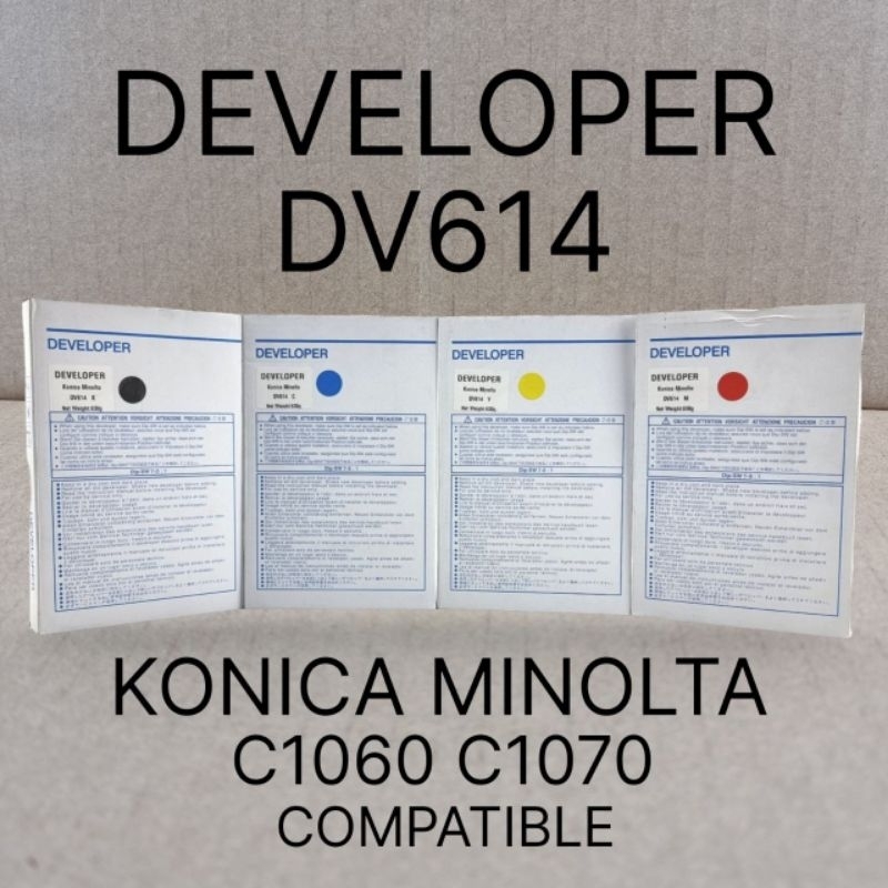 DEVELOPER DV 614 KONICA MINOLTA C1060 C1070 C2060 C2070 COMPATIBLE