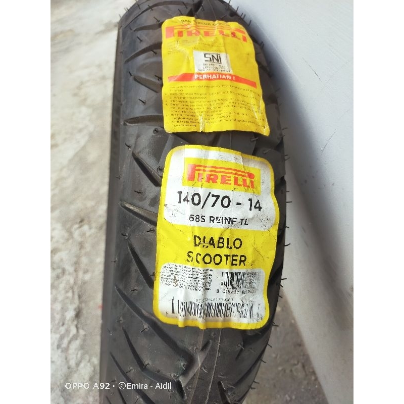 Pirelli Diablo scooter 140/70-14