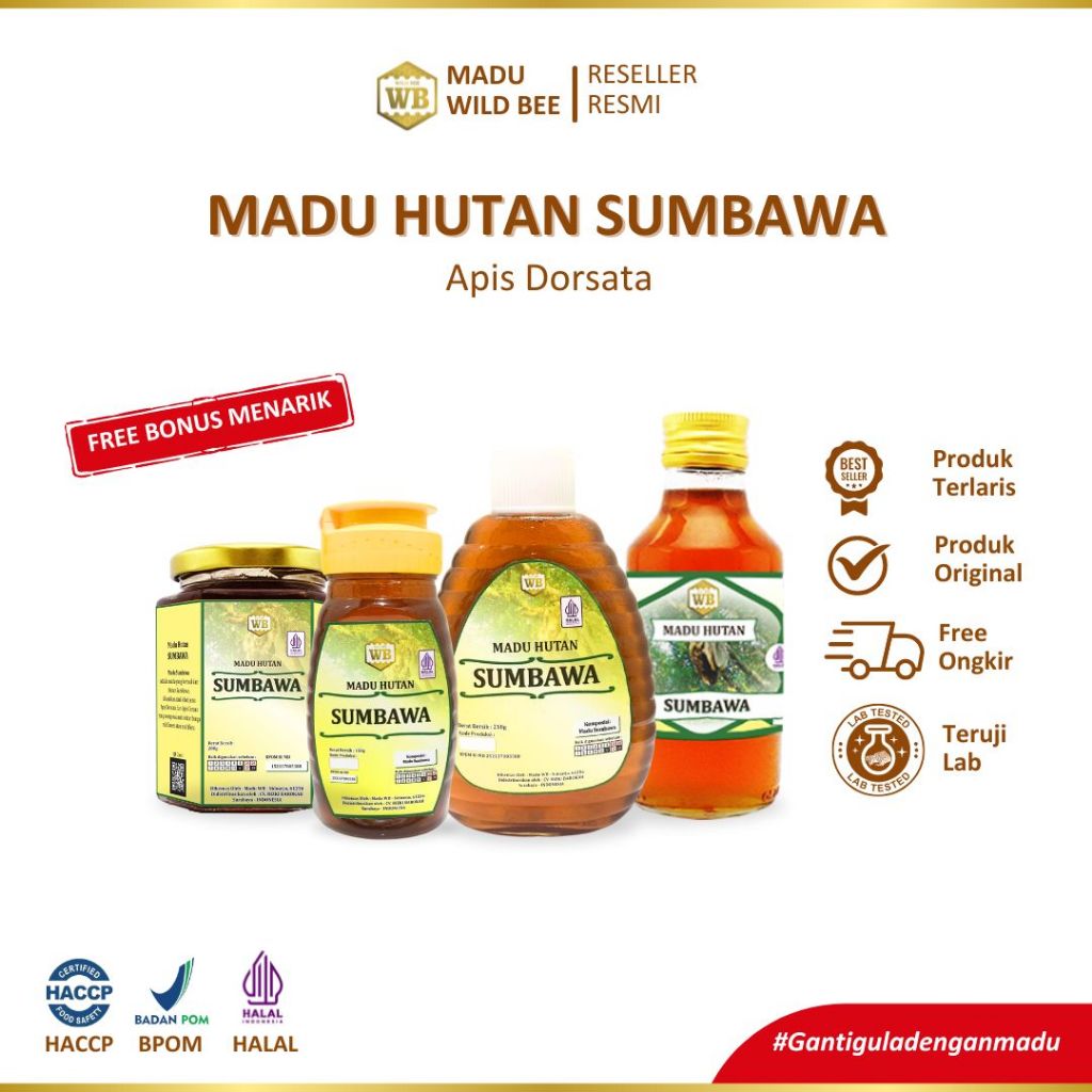 

[COD] Madu Sumbawa Super / Lebah Apis Dorsata - Wild Bee-Kemasan Try Kit