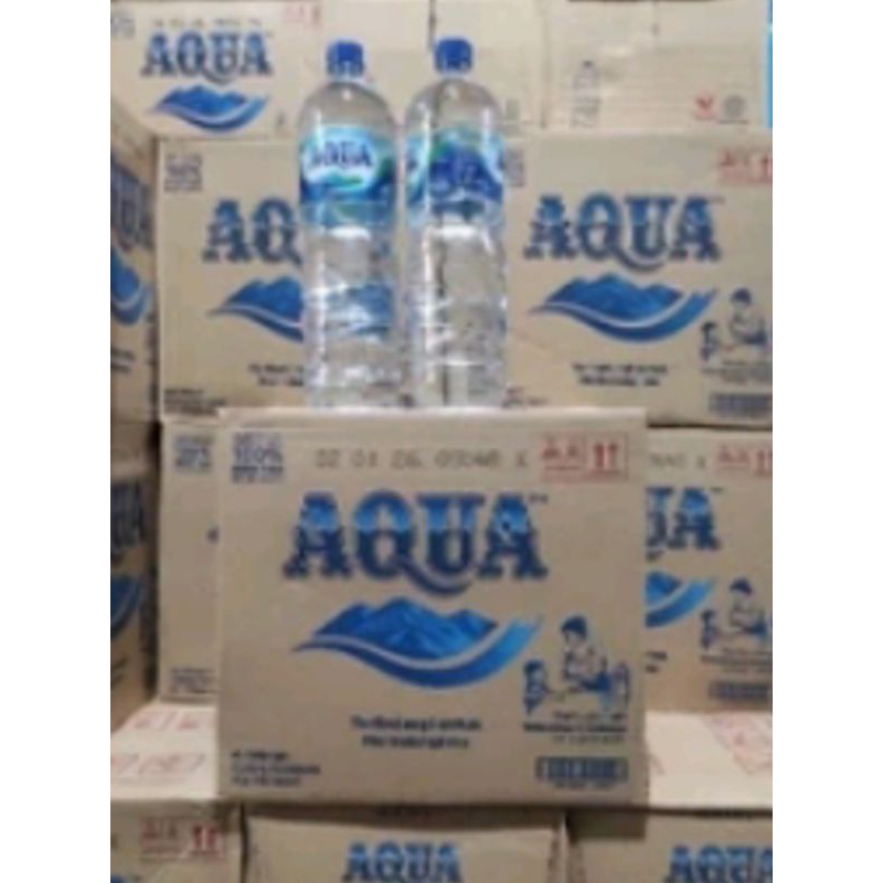 

aqua botol 1500ml/dus isi 12