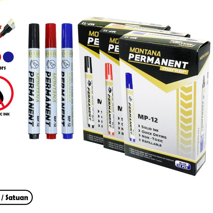 

Spidol Permanent Marker Montana MP