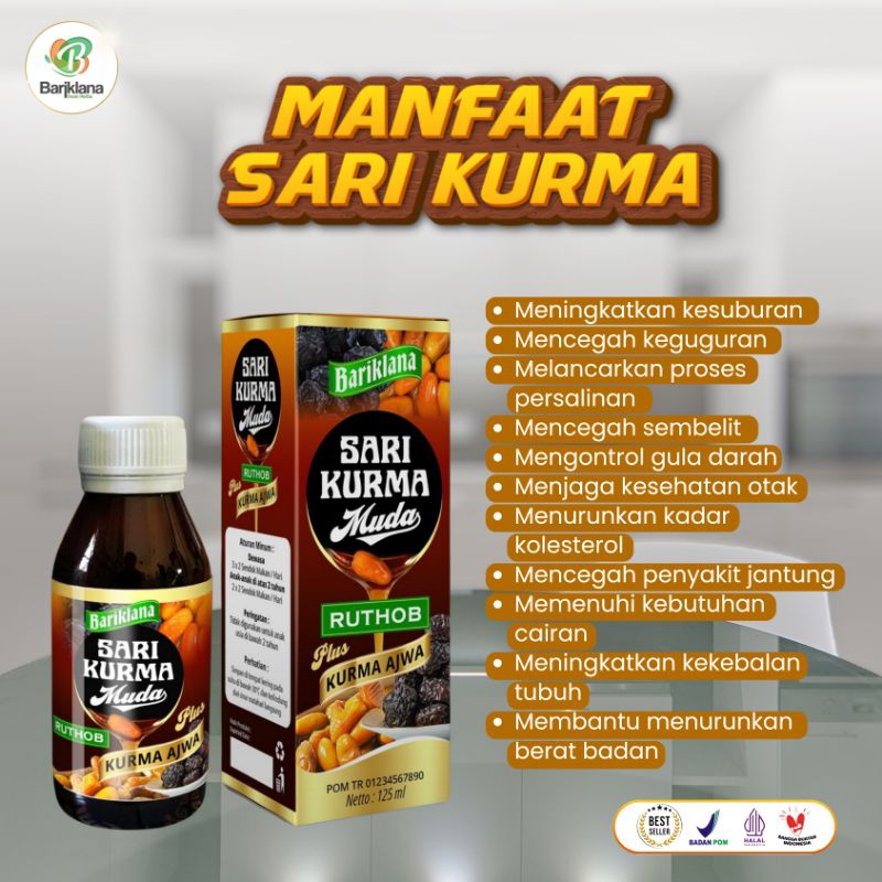 

SARI KURMA RUTHOB PLUS AZWA