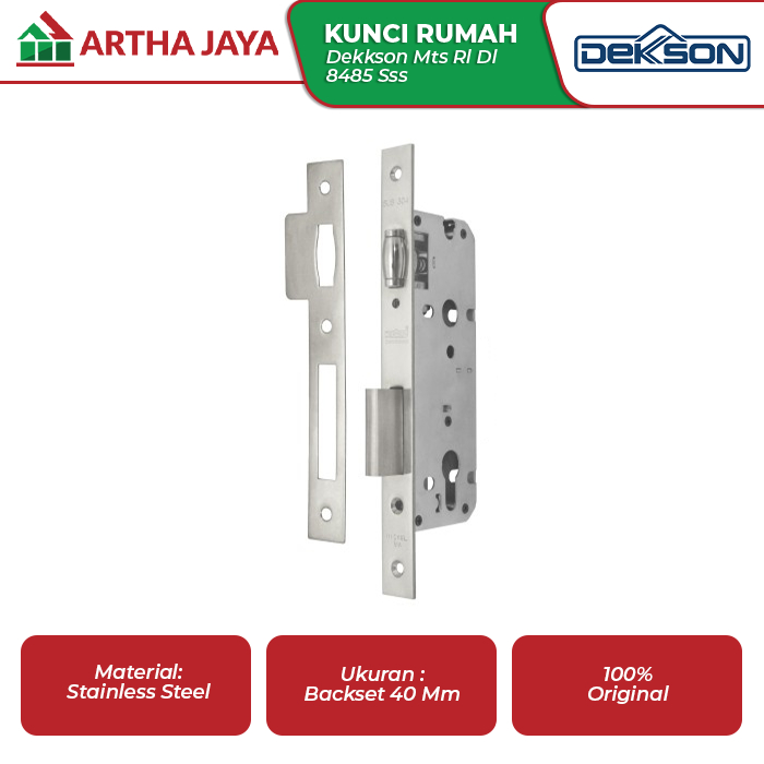 DEKKSON MTS RL DL8485 SSS / Dekkson Rumah Kunci Roller Mortise