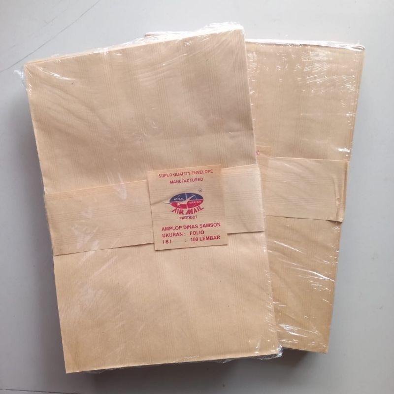 

Amplop Coklat Salur Airmail Samson ( 100 Lbr ) RJ4