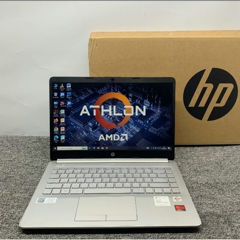 HP 14S-DK1524AU | PROSESORE AMD ATHLON SILVER 3050U| RAM 8 GB DDR4 | SSD NVME 512 GB | KEYBOARD BACK