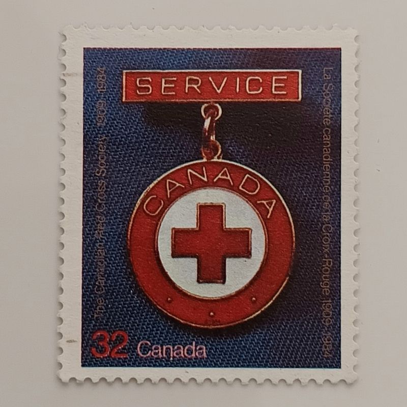 

(AA) Perangko Kanada 1984 75th Anniversary of the Canadian Red Cross Society 32 cent Mint