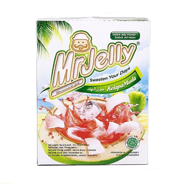 

Mr. Jelly rasa Kelapa Muda 12 x 15 gr