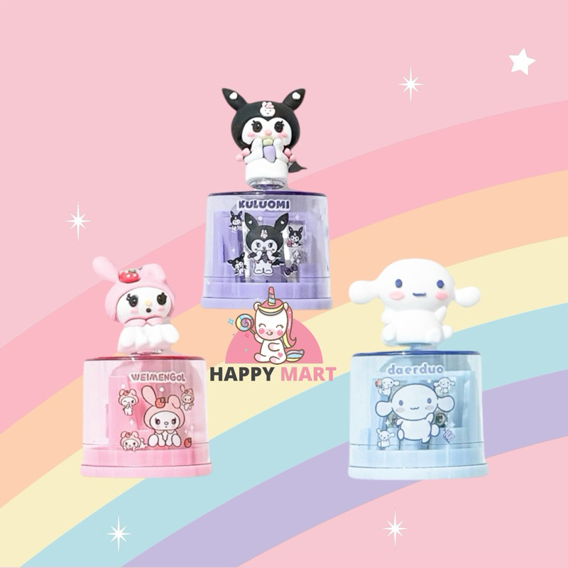 

Serutan / rawutan collorfull spinner motif sanrio kuromi / cinnamoroll / melody