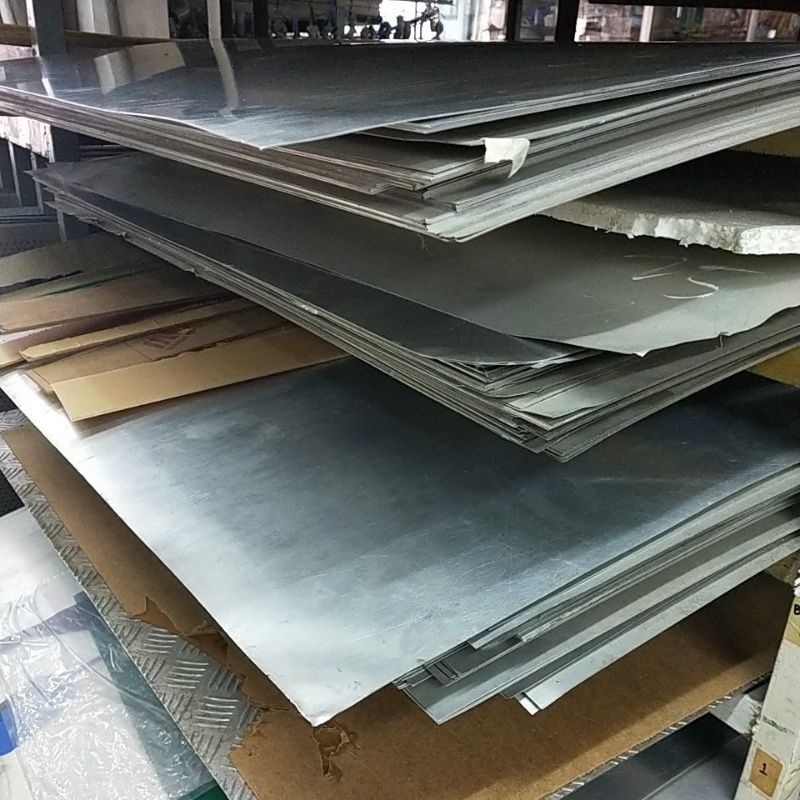 Plat Aluminium Lembaran Ketebalan Mulai 0.2mm - 0,5mm Uk. 1x2M