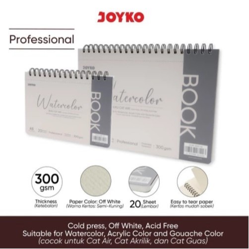 

YUH Joyko Spiral Watercolor Book WLBK-2600 Buku Cat Air