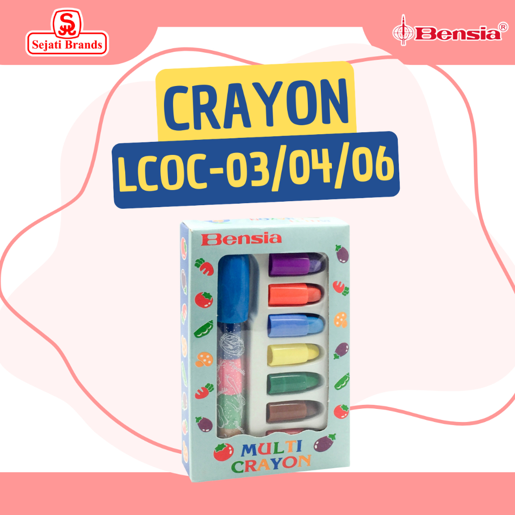 

Bensia Krayon Susun LCOC 03/04/06 - Multicolor + Free refill
