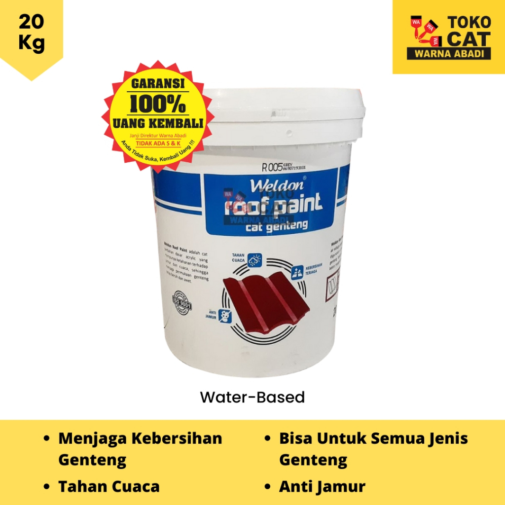 CAT GENTENG WELDON 20 KG