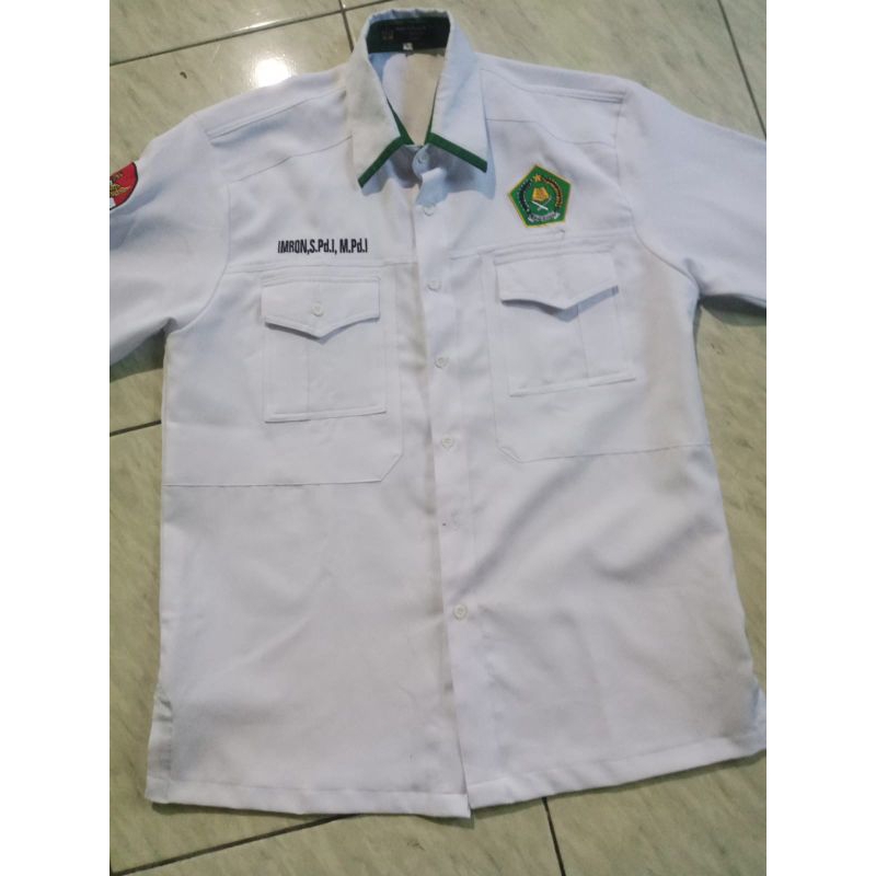 Request Bordir Nama pada Baju PDH Kemenag Terbaru 2024