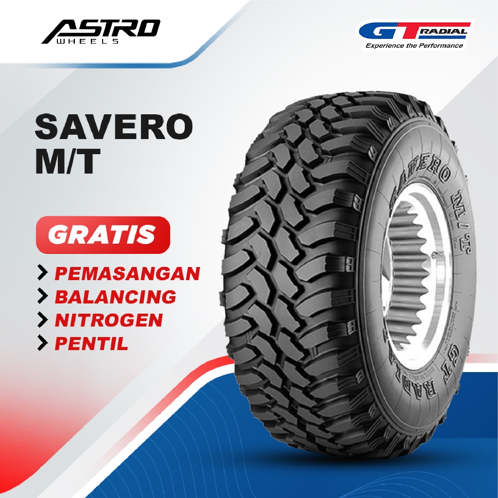 GT Radial SAVERO M/T LT265/75 R16 112/109Q Ban Mobil