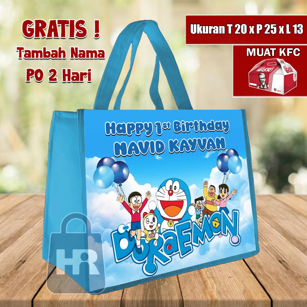 

Tas Ultah Gratis Nama - Tas Ulang Tahun Custom Nama -Tas Ultah Anak Free Nama -GOODIE BAG ULANG TAHUN - Tas Ulang Tahun Anak - Tas Kado Ulang Tahun Goodie Bag Custom Nama