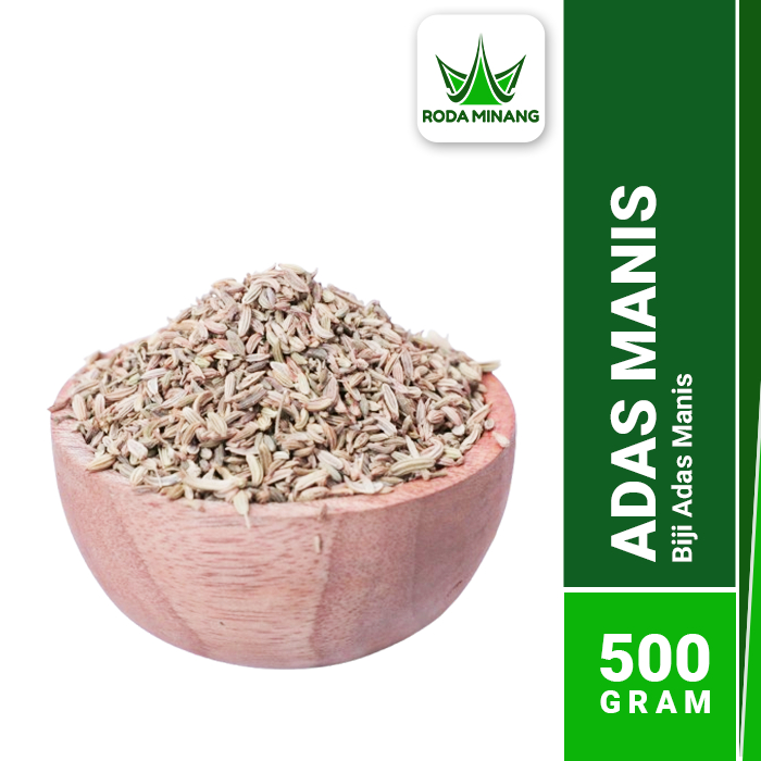 

Adas Manis Biji Pure Fennel Seed Hui Xiang Fen 500 Gram