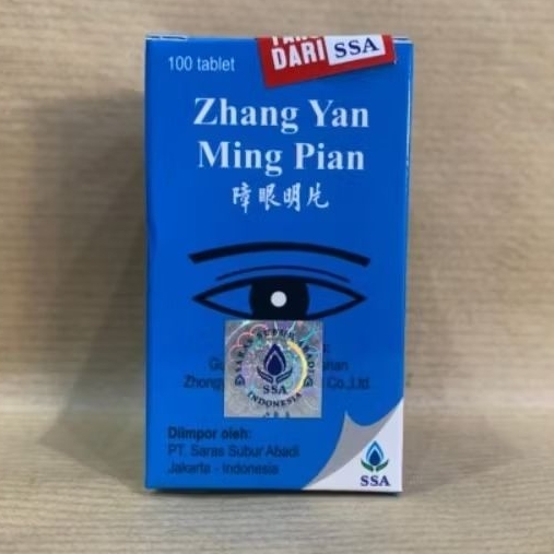 Zhang Yan Ming Tablet utk bantu masalah katarak pd mata