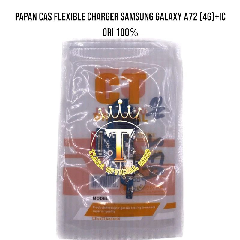 PAPAN CAS KONEKTOR SAMSUNG GALAXY A72 4G+IC MIC FLEXIBLE CHARGER ORIGINAL 100%