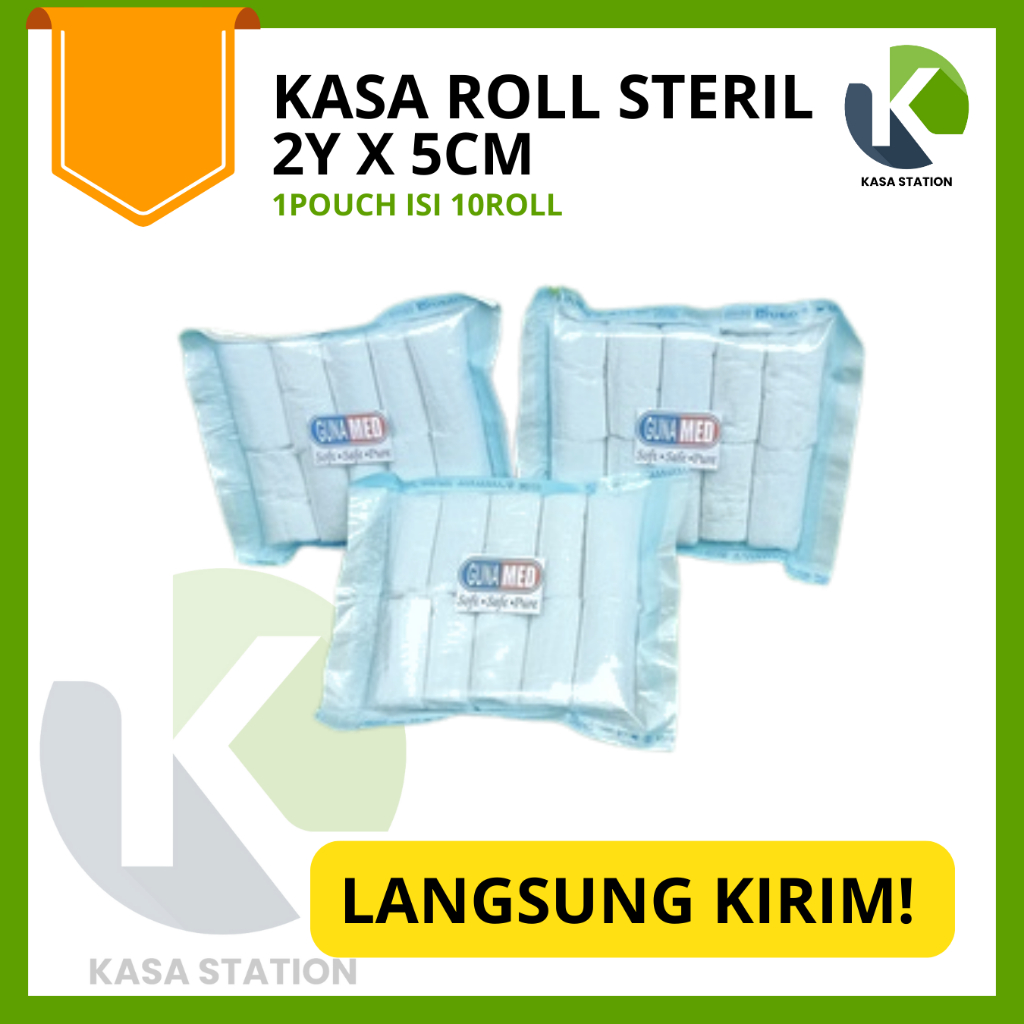 Kasa Gulung Kecil Perban Roll 5cm GUNAMED/PERBAN GULUNG KECIL/PERBAN 5CM