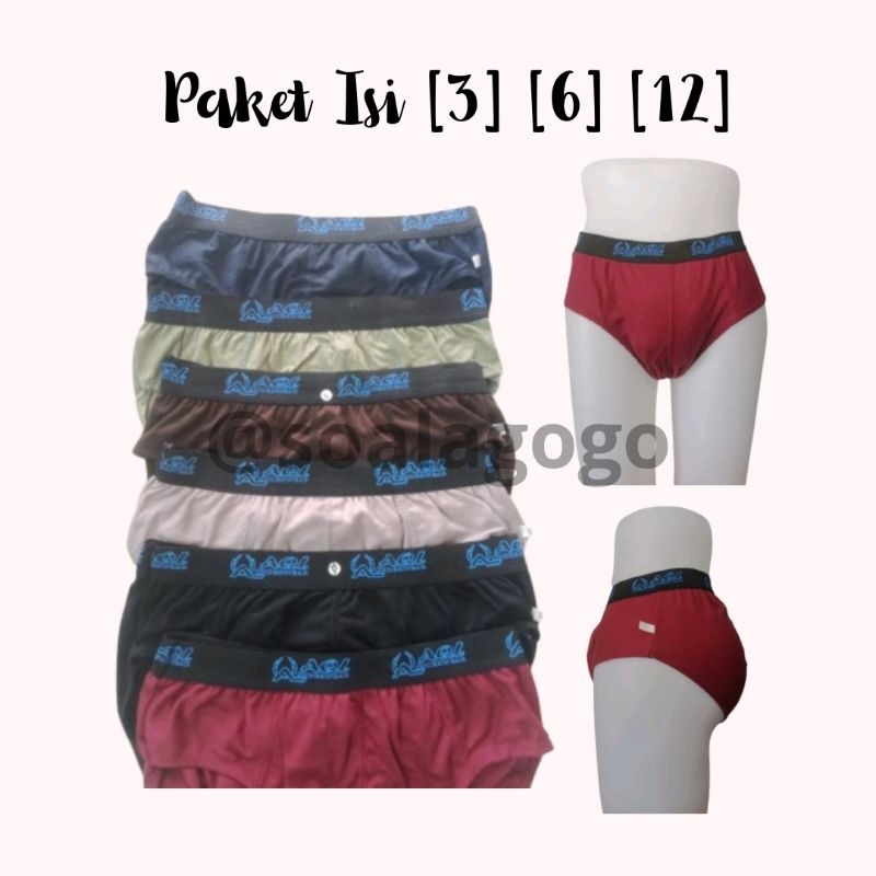 Celana Dalam Pria Dewasa/Paket Celana Dalam Pria 3pcs/6pcs/12pcs/Celana Dalam Boxer/Celana Dalam Lak