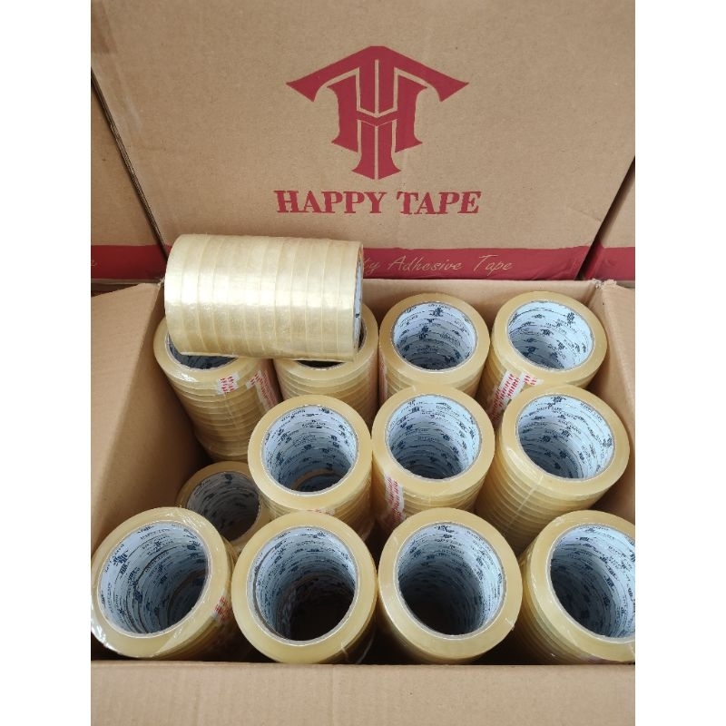 

isolasi/selotip 12 mm x 90 yard happy TAPE 1dus