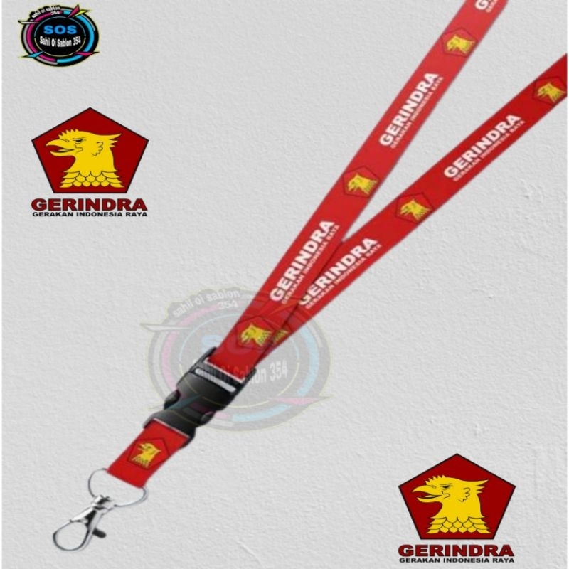 

TALI LANYARD PARTAI GERINDRA GERAKAN INDONESIA RAYA GANTUNGAN KUNCI/GANTUNGAN ID CARD/GANTUNGAN HP TERMURAH BEST SELLER COD