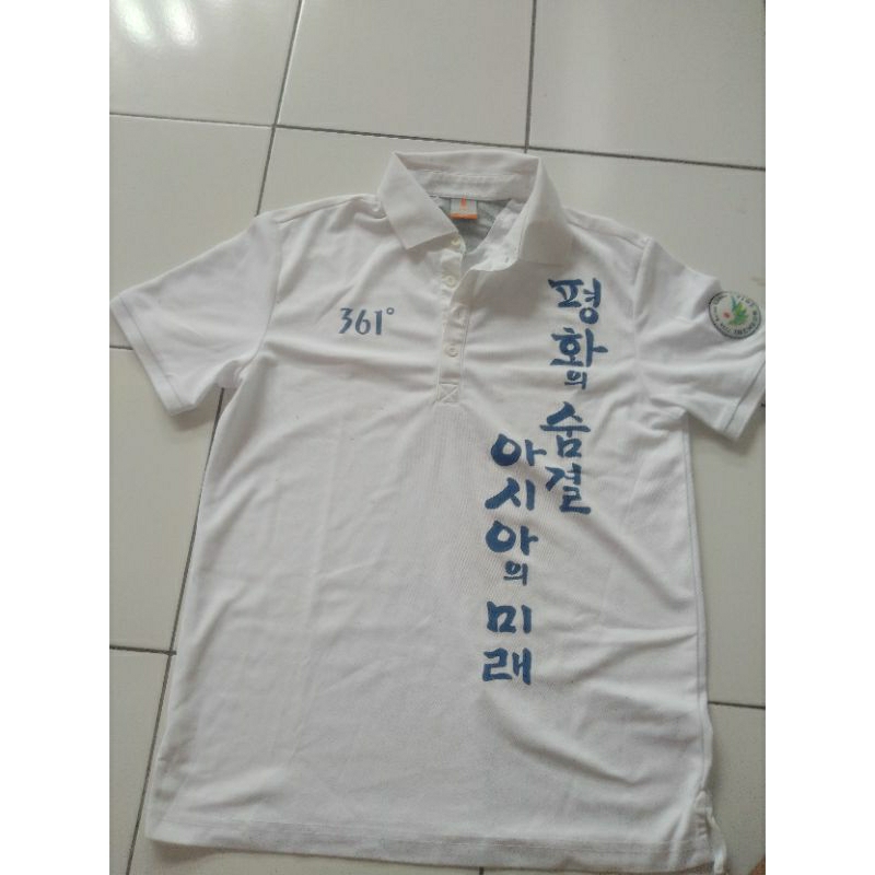 Jersey Asian Games 2014 Incheon Jersey Olahraga Jersey Volunteer Kaos Polo 361°