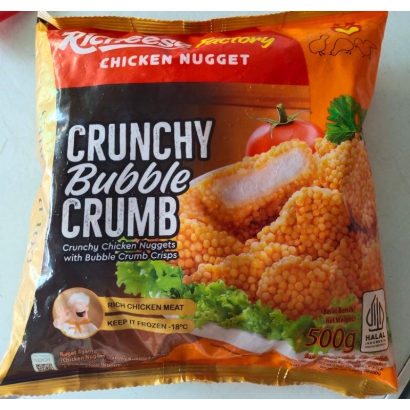 

NUGGET RICHEESE CRUMB BUBBLE 500GR